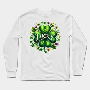 Lucky Shamrock Long Sleeve T-Shirt